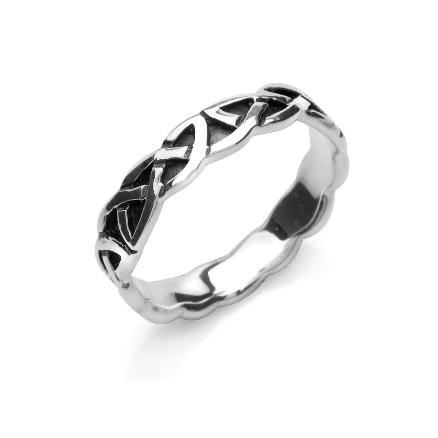 Bague celtique à entrelacs en argent. Bagues 1327 Bague celtique à entrelacs en argent. Bagues 1327