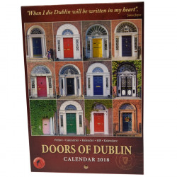Doors of Dublin Calendar 2018 21x14.5cm