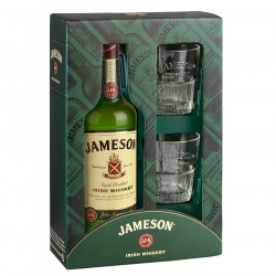 Coffret Jameson + 2 Verres 70cl 40° Coffret Jameson + 2 Verres 70cl 40°
