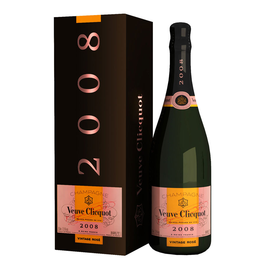 Veuve Clicquot Vintage 2008 Rosé 75cl 12